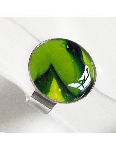 Bague réglable, cabochon 20mm